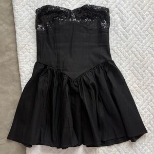 Lucy In The Sky Sequin Strapless Fit and Flare Dress (S)